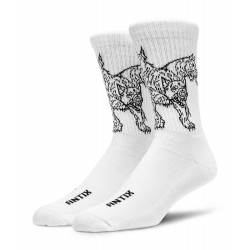 Cerberus Socks White